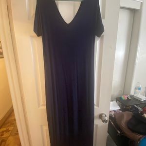 Amazon ~ Navy Blue Maxi/Midi Dress
